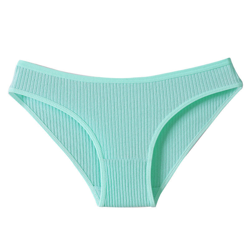Womens Ribbed Cotton Underwear
