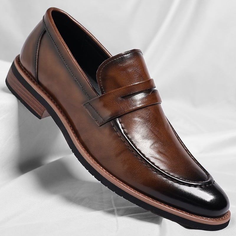 Mens Pointed Toe Oxford Dress Shoes