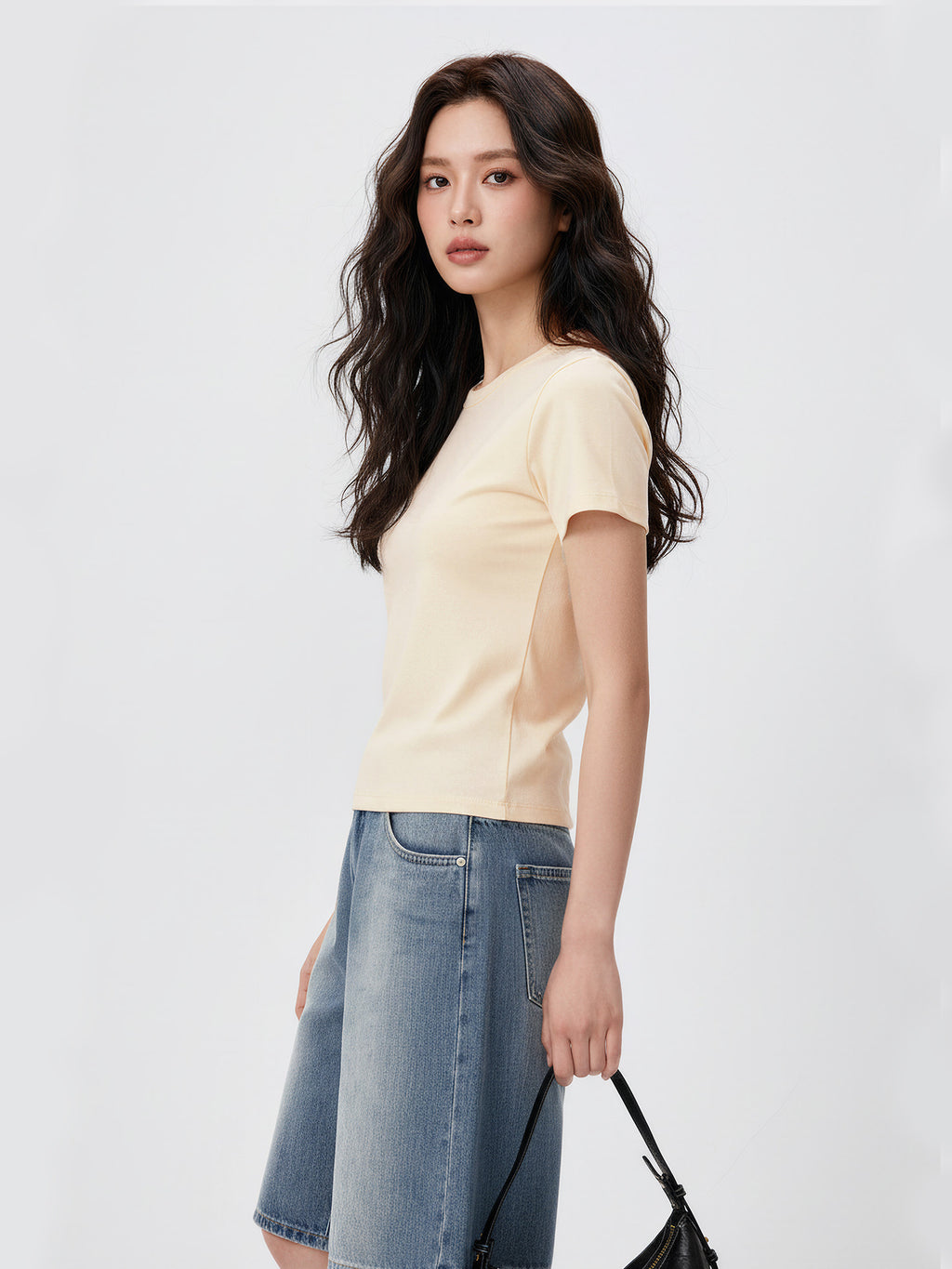 Womens Slim Fit Cotton Tshirt