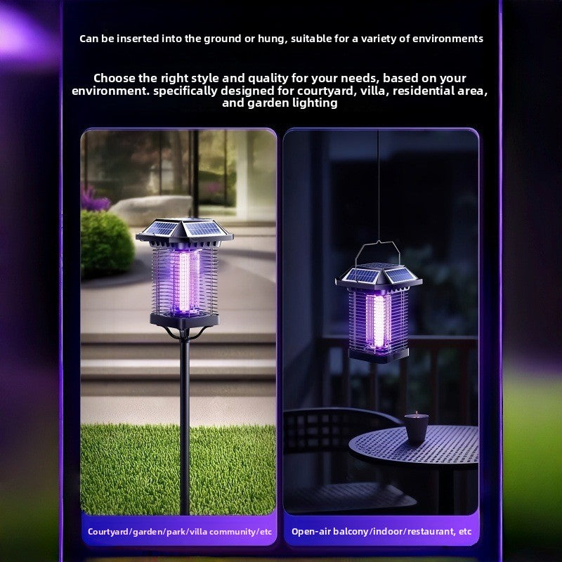 Solar Powered Mosquito Killer Lamp