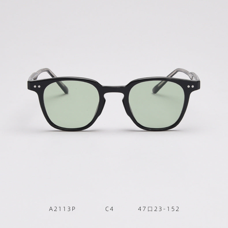 Small Round Frame Polarized Sunglasses TR90 UV400 Protection
