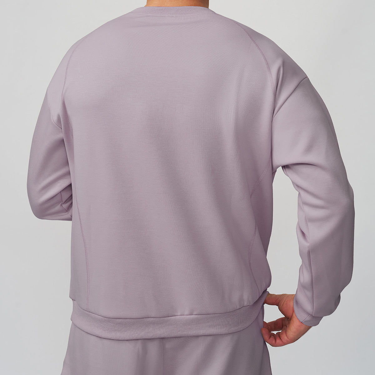 Men's round-neck sports hoodie