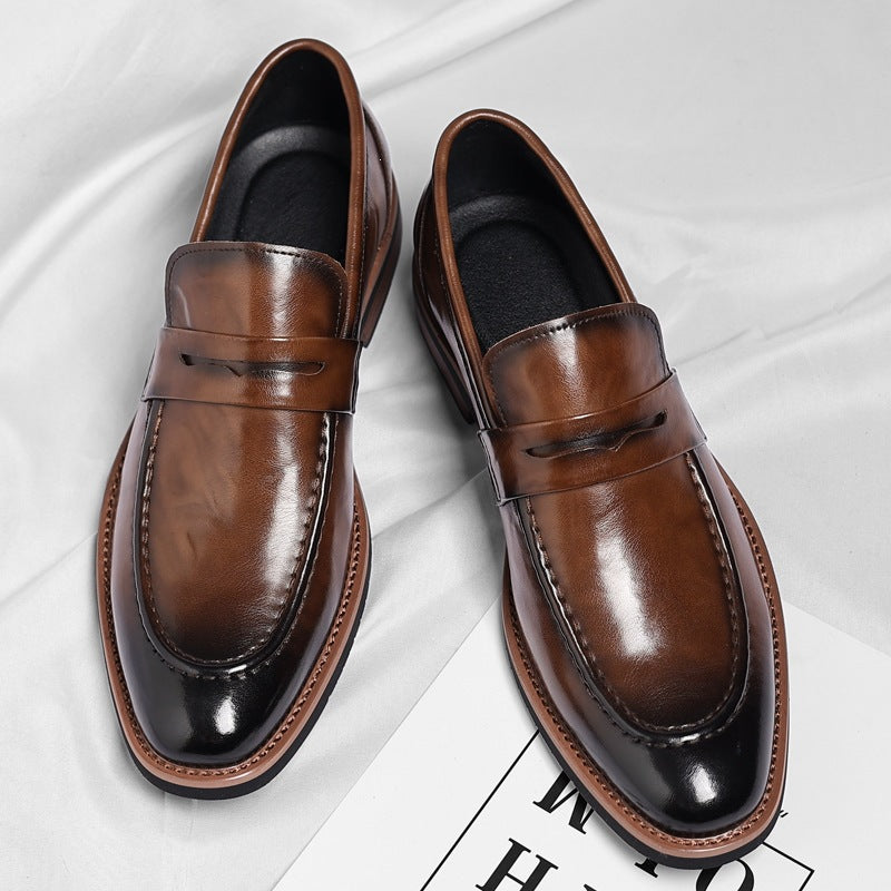 Mens Pointed Toe Oxford Dress Shoes