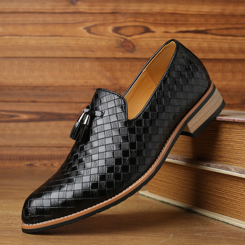 Mens Casual Tassel Loafers Slip On Shoes