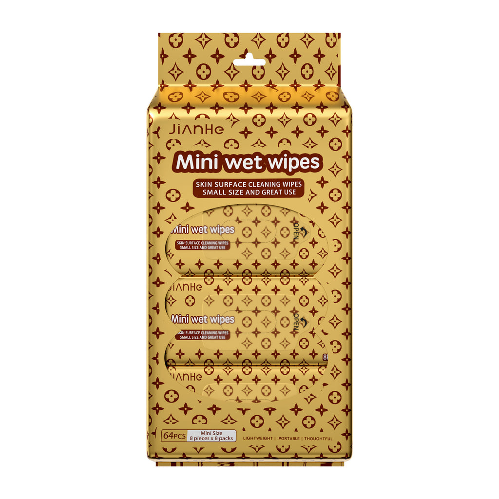 Mini Wet Wipes for Hand and Face Cleaning