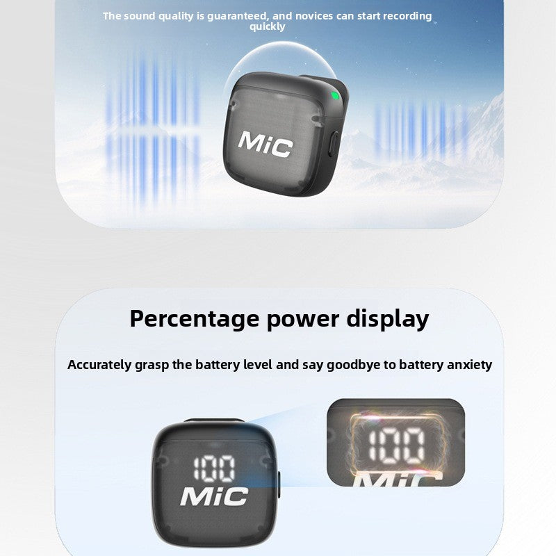 Portable Wireless Lavalier Microphone