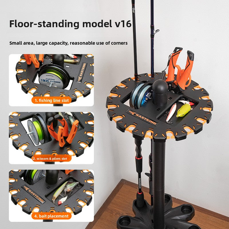 Floor Standing Fishing Rod Rack