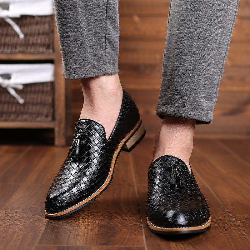 Mens Casual Tassel Loafers Slip On Shoes