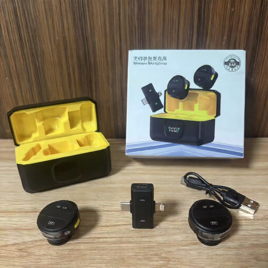 Wireless Lavalier Microphone with 2.4G Transmission