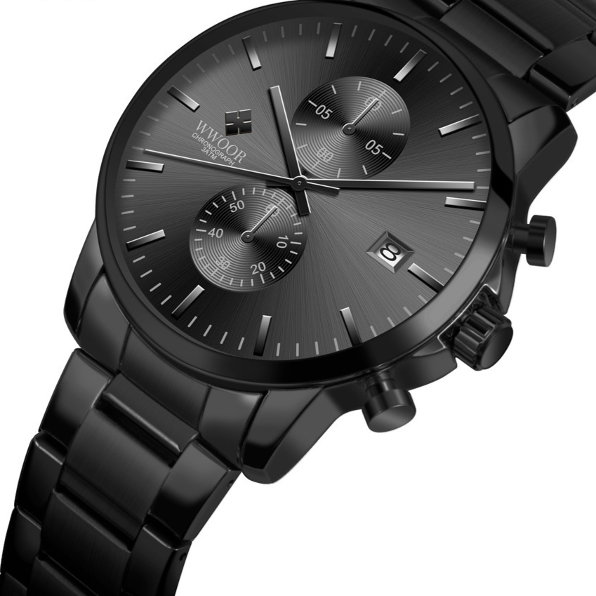 Mens Stainless Steel Quartz Watch