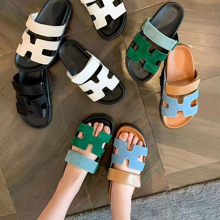 Women's platform slippers