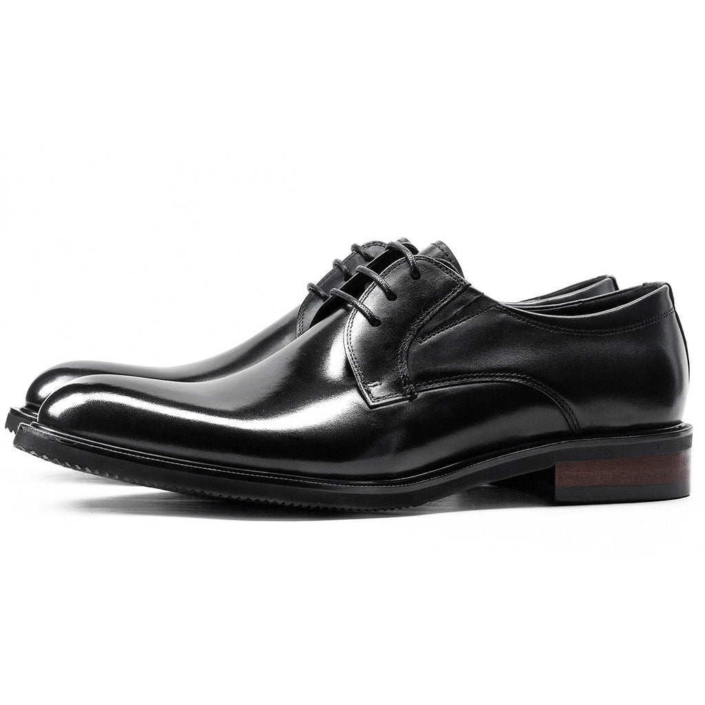 Mens Classic Derby Leather Shoes