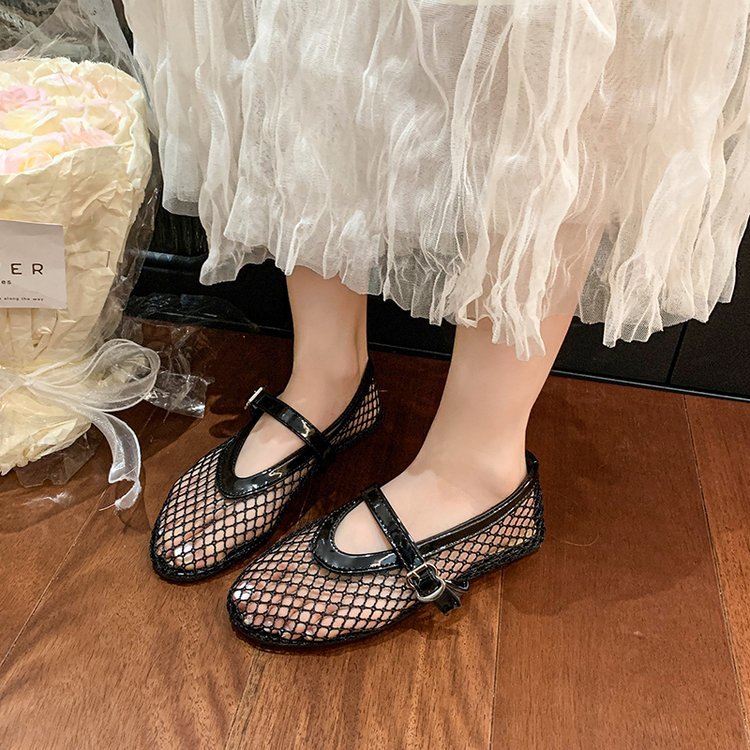 Womens Mary Jane Flat Sandals