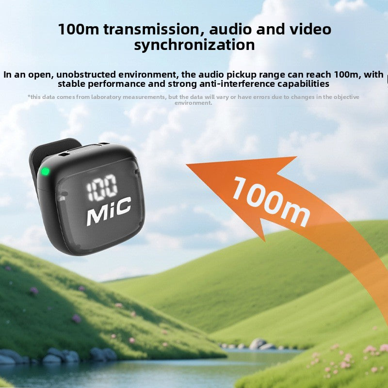 Portable Wireless Lavalier Microphone