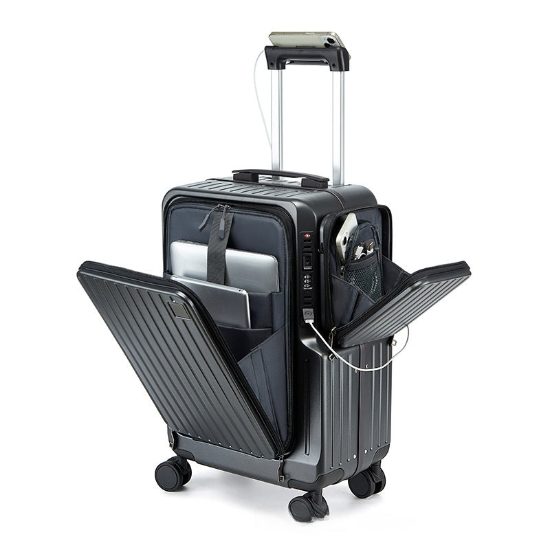Front opening luggage compartment