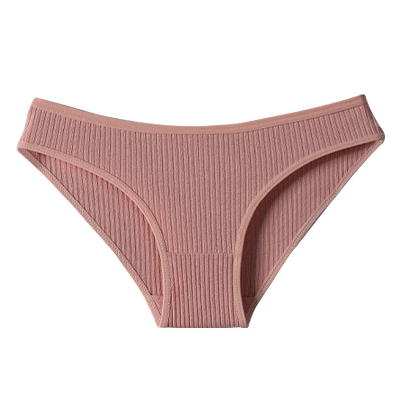 Womens Ribbed Cotton Underwear
