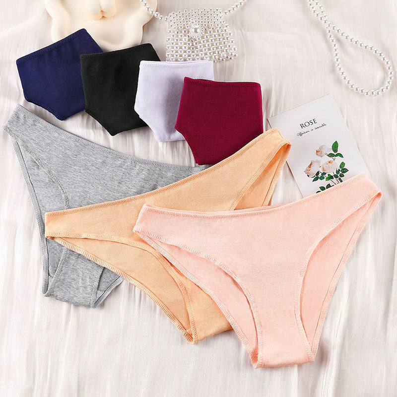 Women's Cotton Low Waist Breathable Underwear