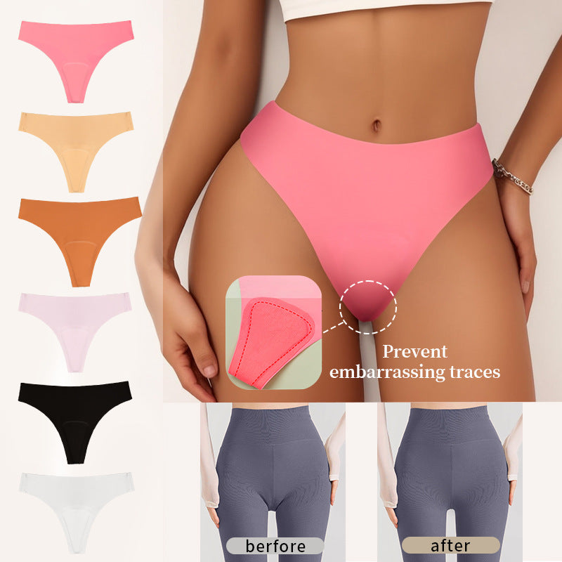 Seamless Yoga Underwear with Cotton Lining