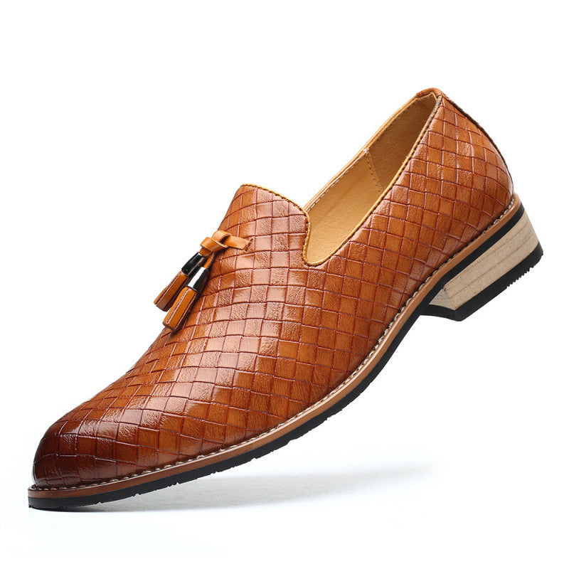 Mens Casual Tassel Loafers Slip On Shoes