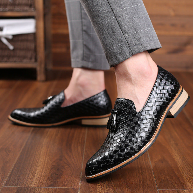 Mens Casual Tassel Loafers Slip On Shoes