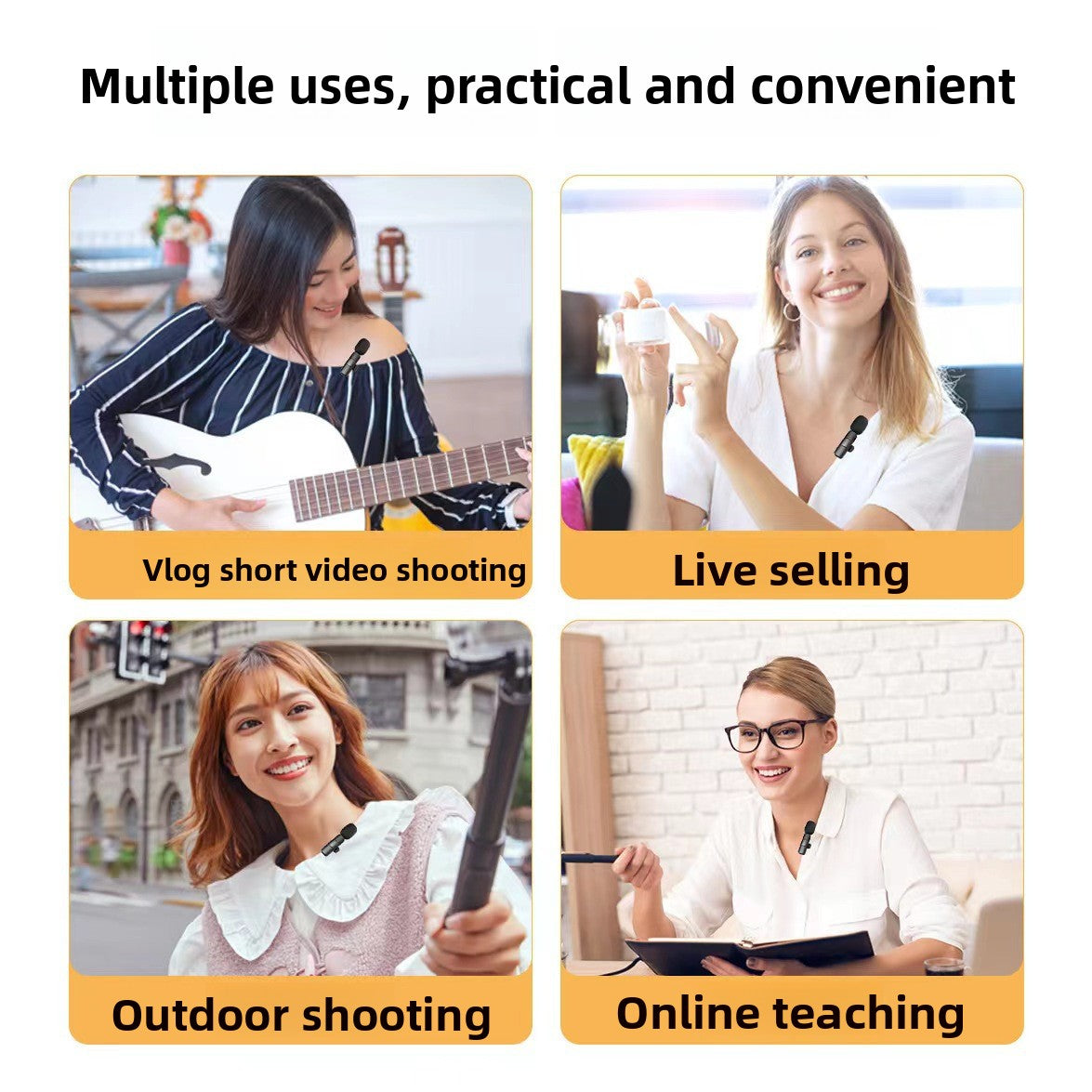Wireless lavalier microphone