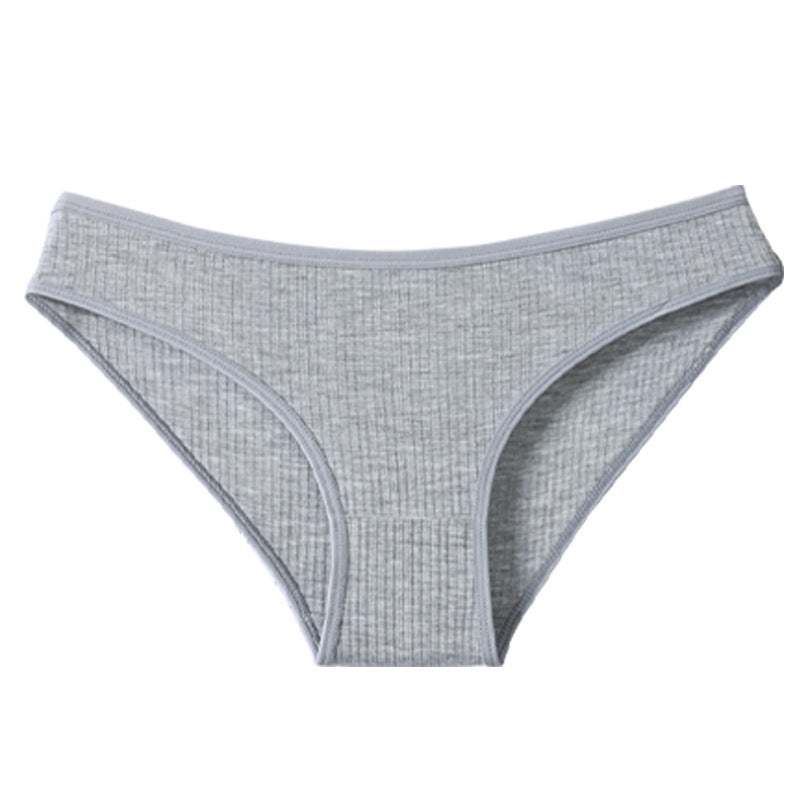 Womens Ribbed Cotton Underwear