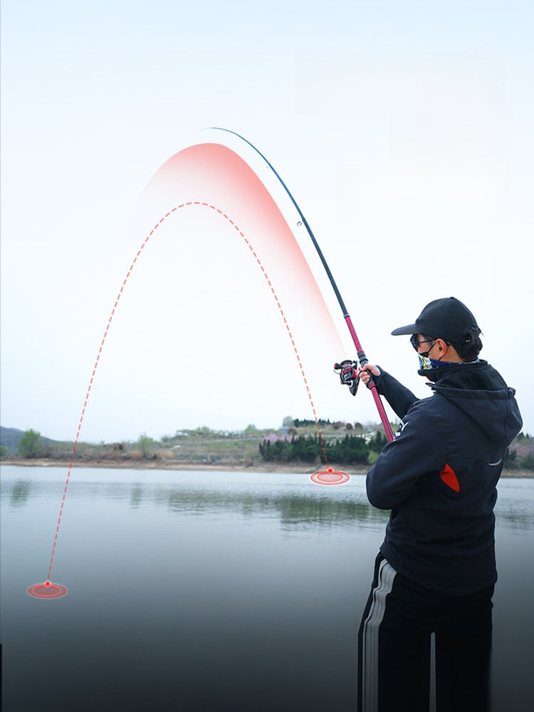 Carbon Fiber Sea Fishing Rod with Reel