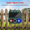 Solar Powered Animal Deterrent with Ultrasonic and Flash Technology