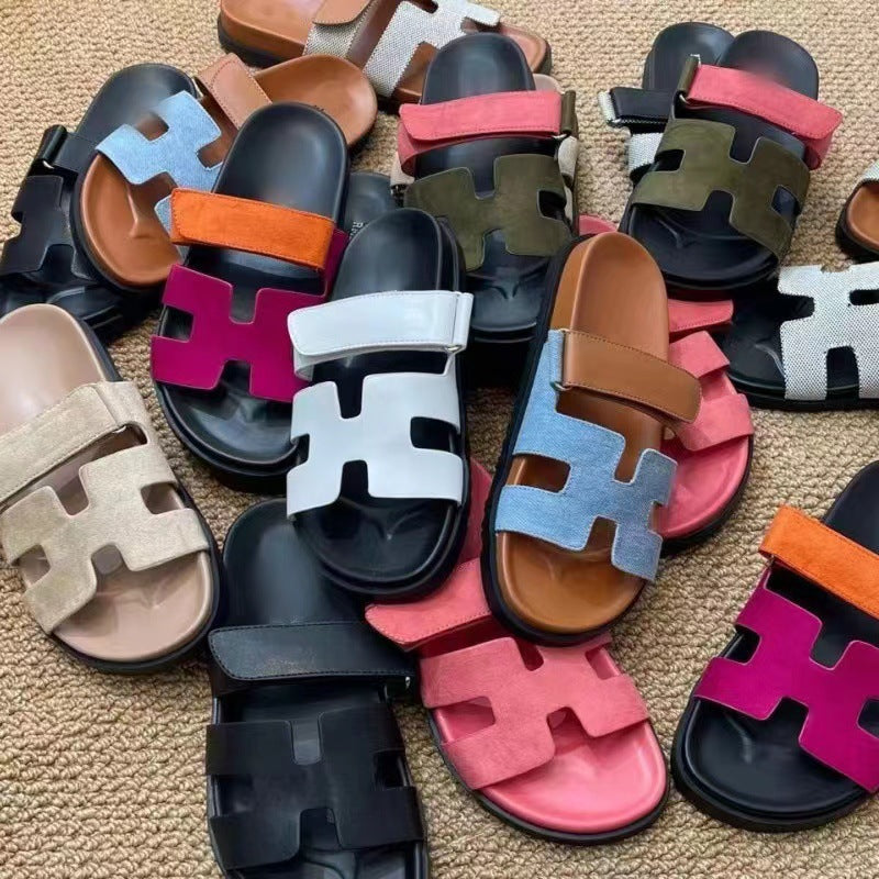 Women's platform slippers