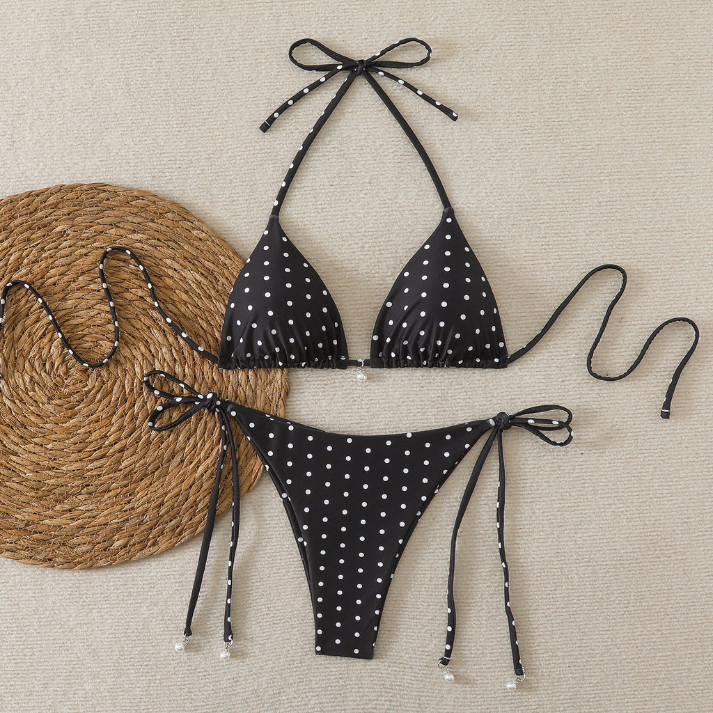 Two Piece Swimsuit Backless Bikini Set