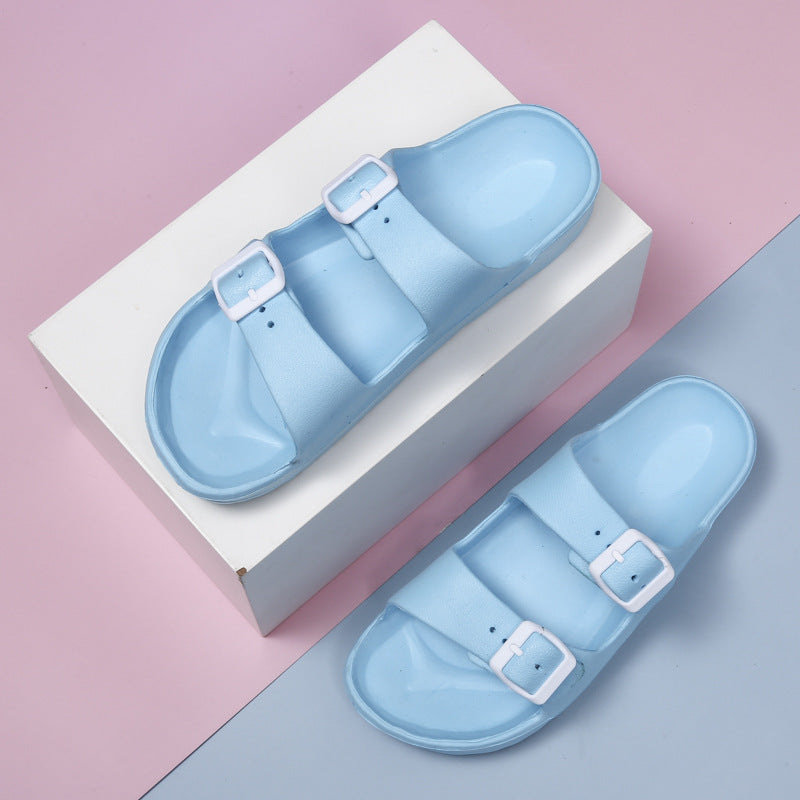 Womens Adjustable Strap Jelly Sandals