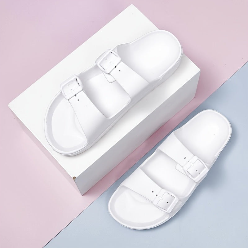 Womens Adjustable Strap Jelly Sandals