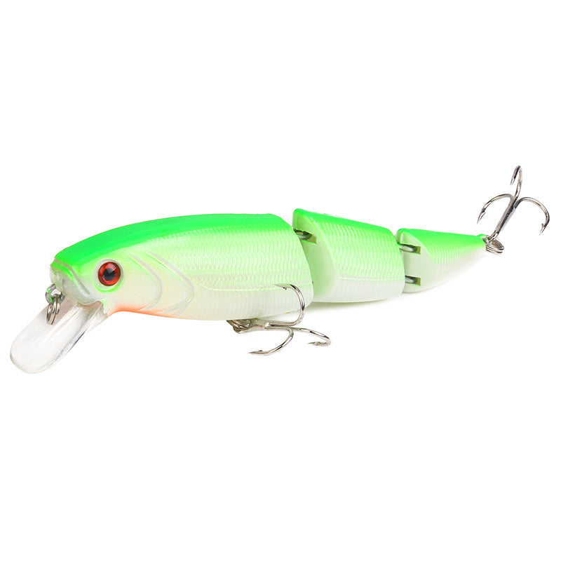 8-Color Colorful Three-Section Lure  Fishing Gear Products