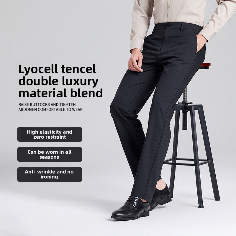 Men's Business Casual Straight Leg Pants