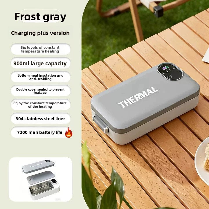 Portable Electric Lunch Box with Self-Heating Function