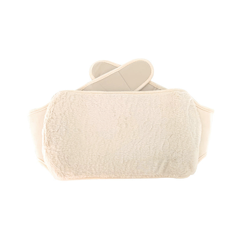 Cross-border in stock 2L water filling hot water bag imitation rabbit plush lengthened waist support filling warm belly PVC warm water bag
