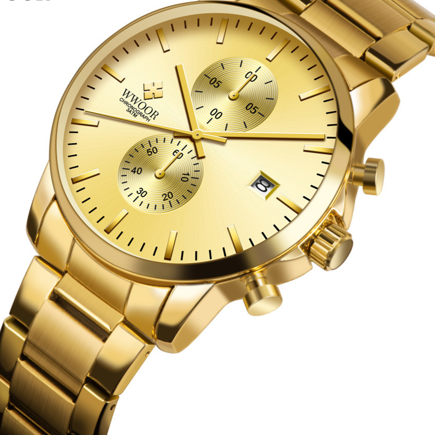 Mens Stainless Steel Quartz Watch