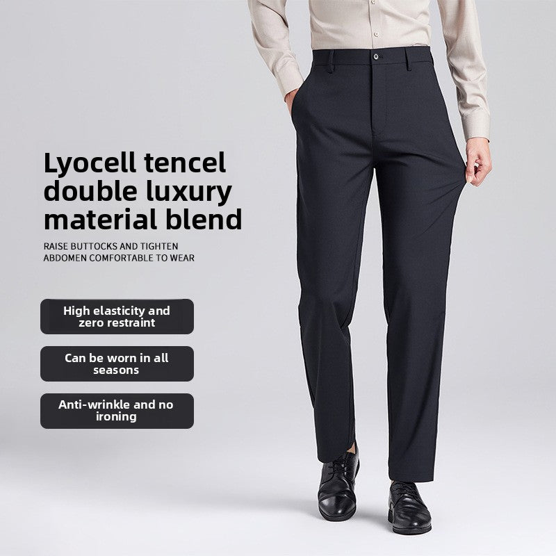 Men's Business Casual Straight Leg Pants