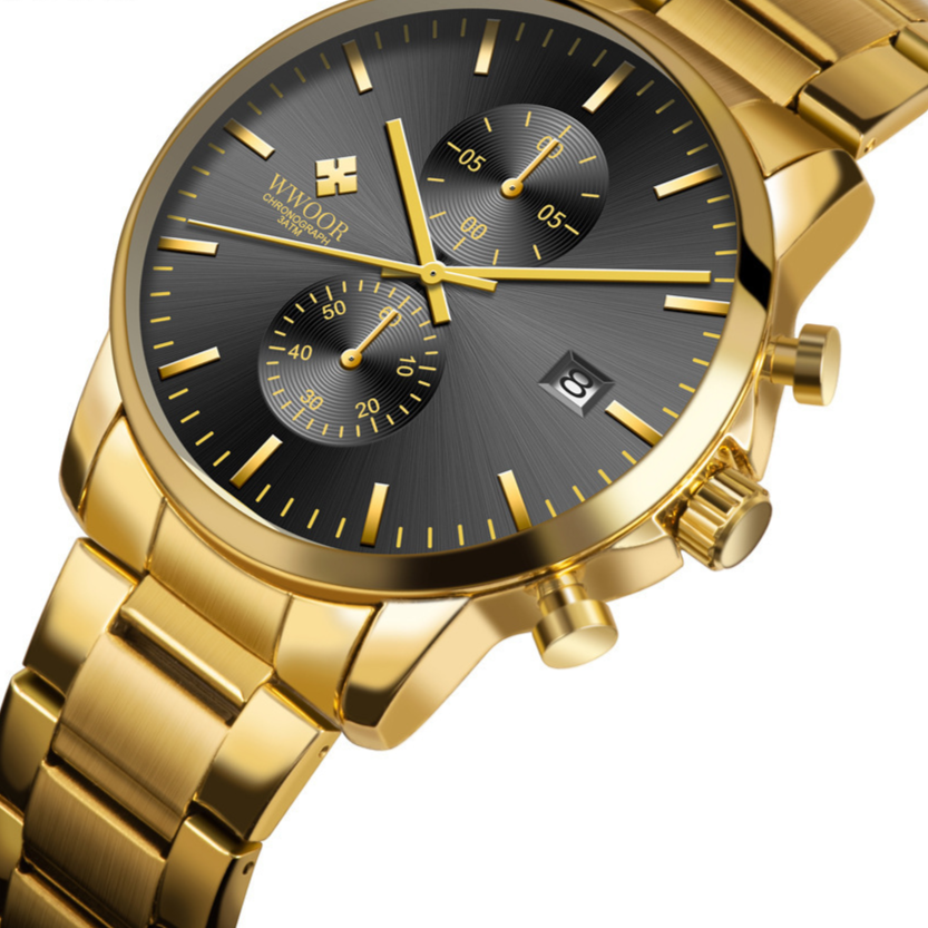 Mens Stainless Steel Quartz Watch