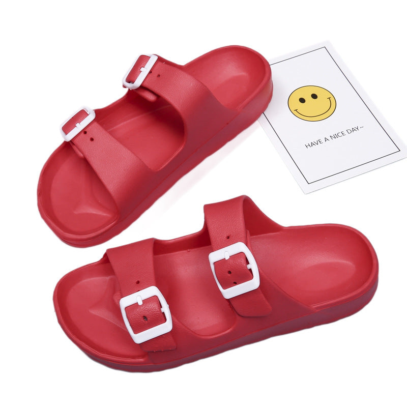 Womens Adjustable Strap Jelly Sandals