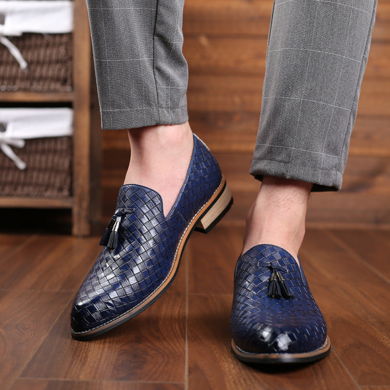 Mens Casual Tassel Loafers Slip On Shoes