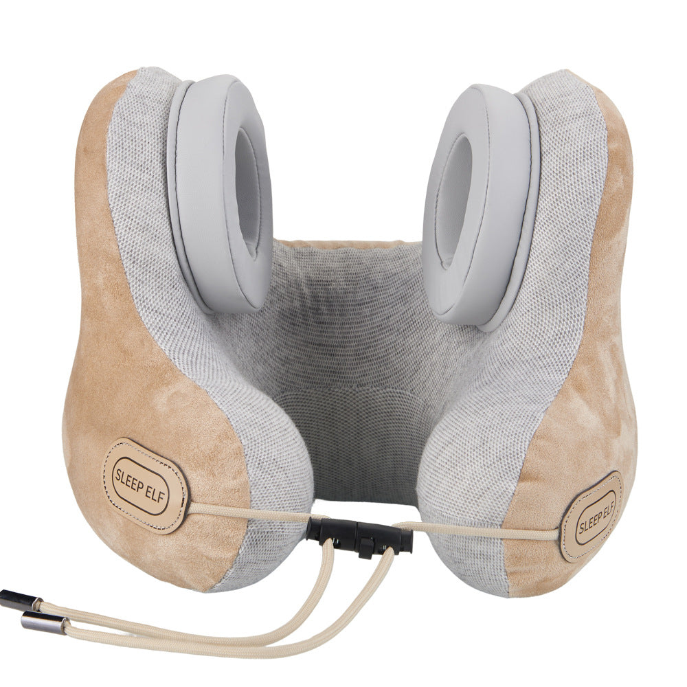 Bluetooth Music Massage U-Shaped Travel Pillow