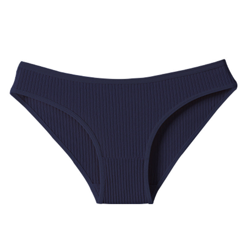 Womens Ribbed Cotton Underwear