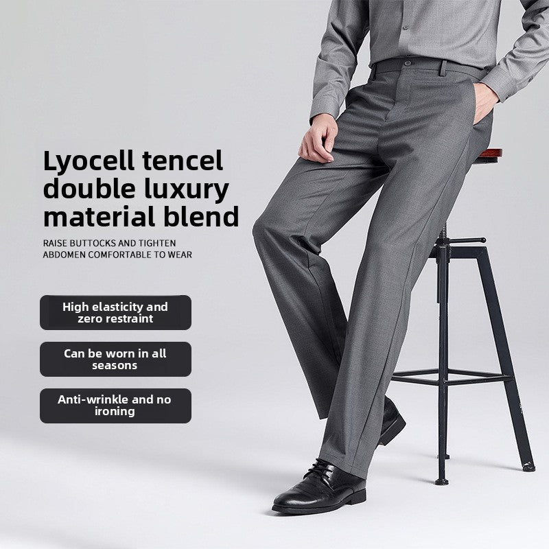 Men's Business Casual Straight Leg Pants