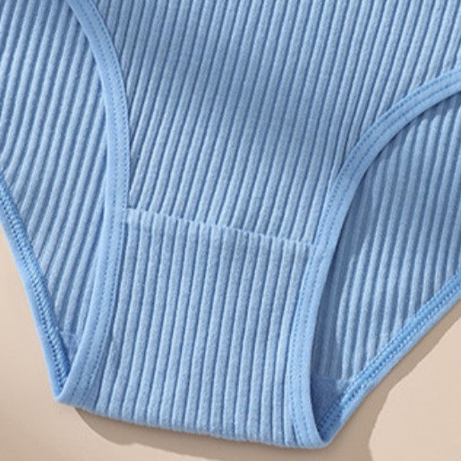 Womens Ribbed Cotton Underwear