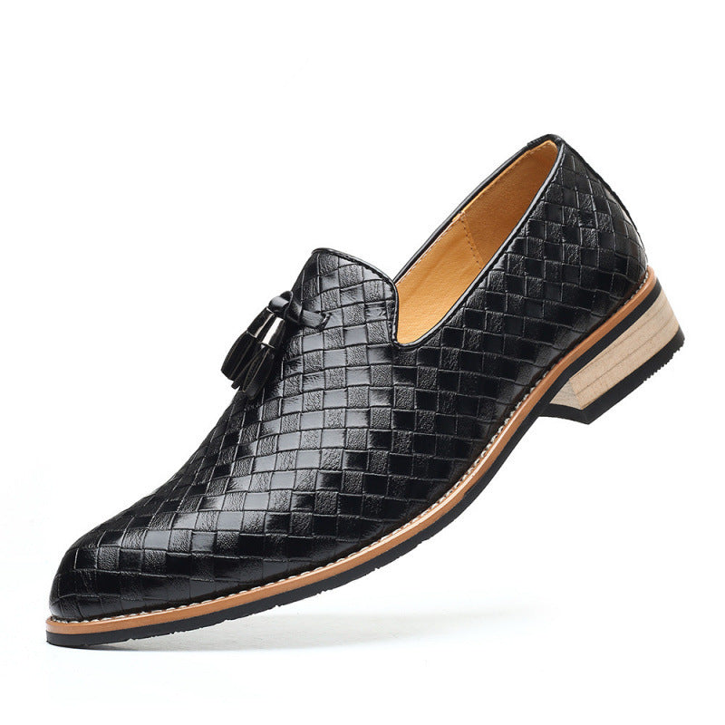Mens Casual Tassel Loafers Slip On Shoes