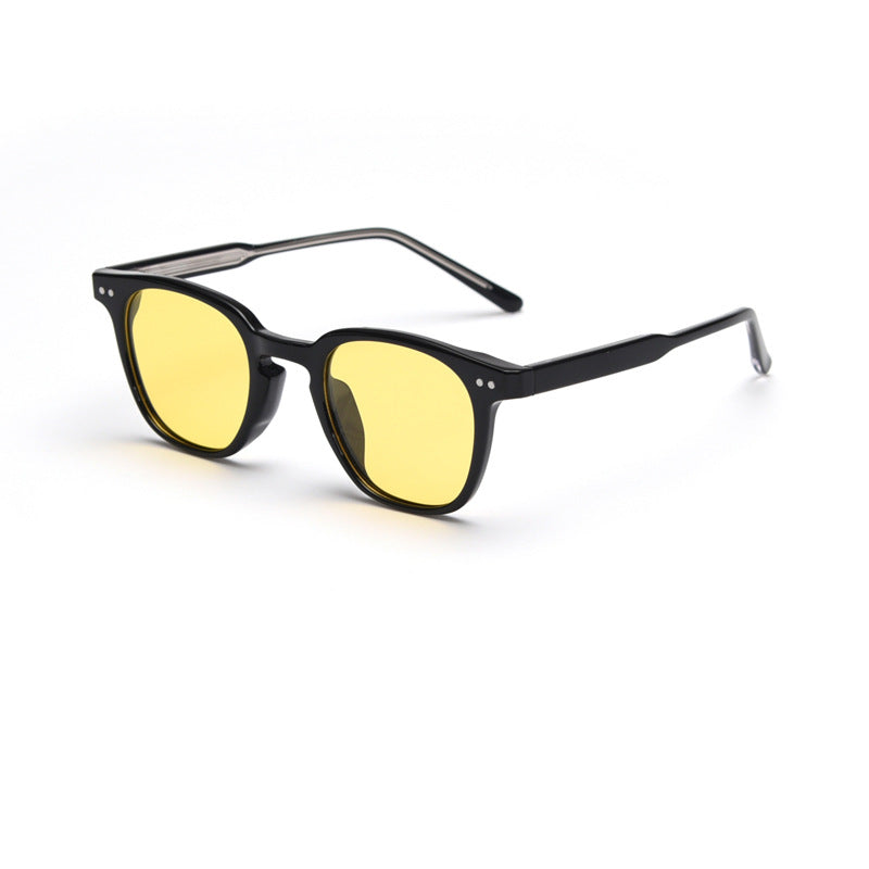 Small Round Frame Polarized Sunglasses TR90 UV400 Protection