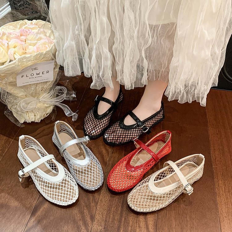 Womens Mary Jane Flat Sandals