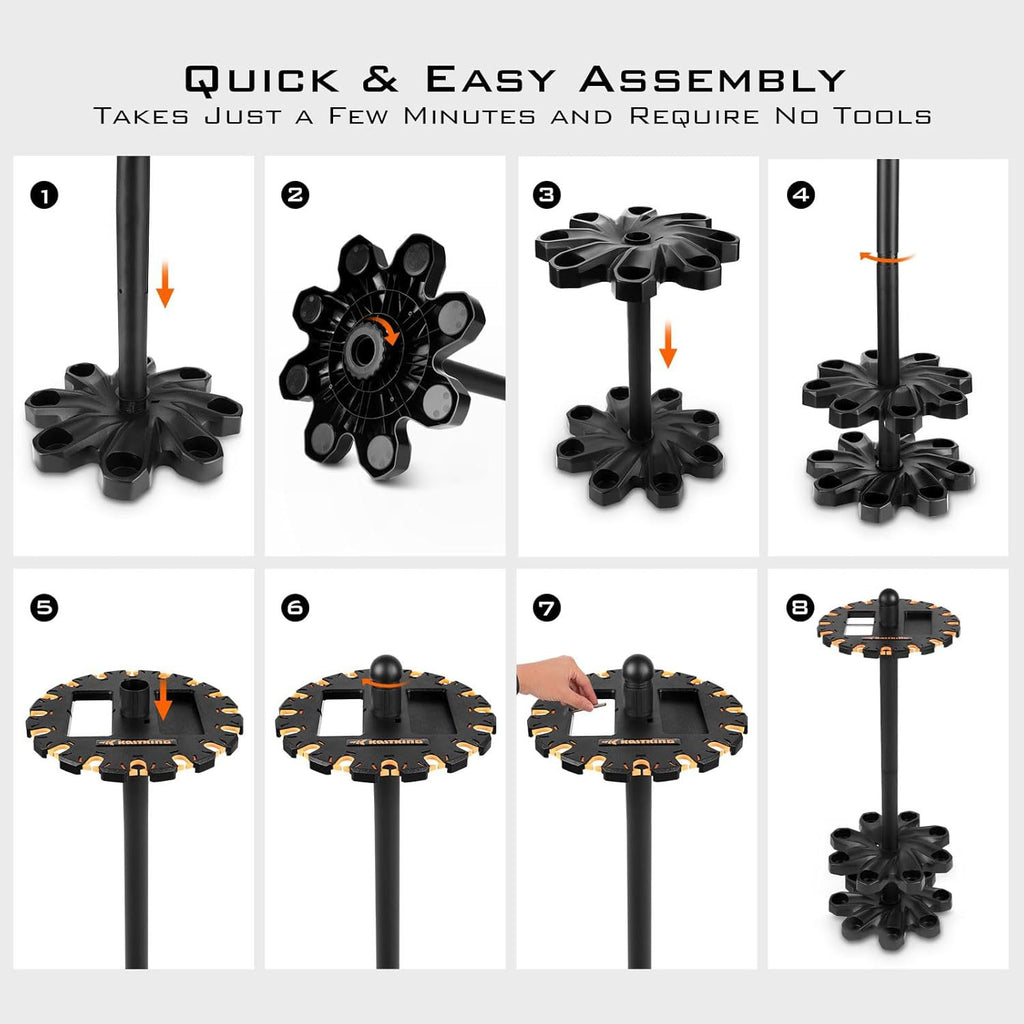 Floor Standing Fishing Rod Rack