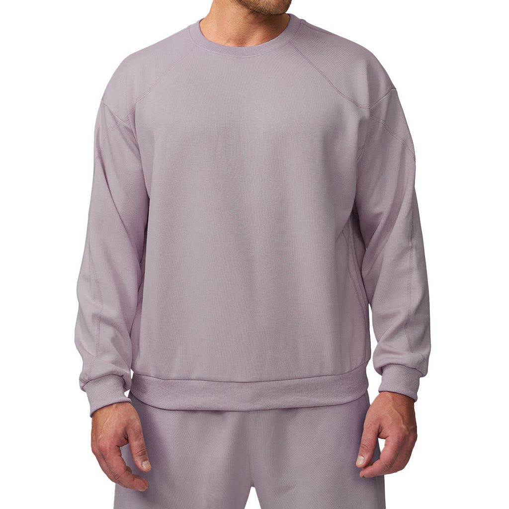 Men's round-neck sports hoodie